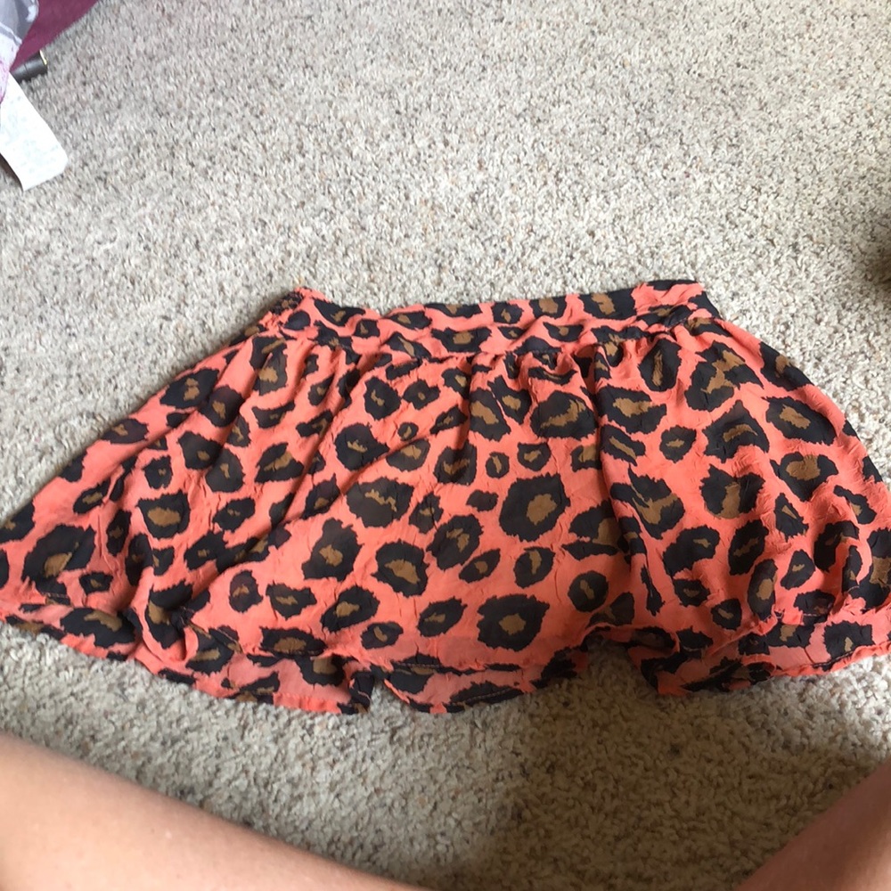 Leopard skirt